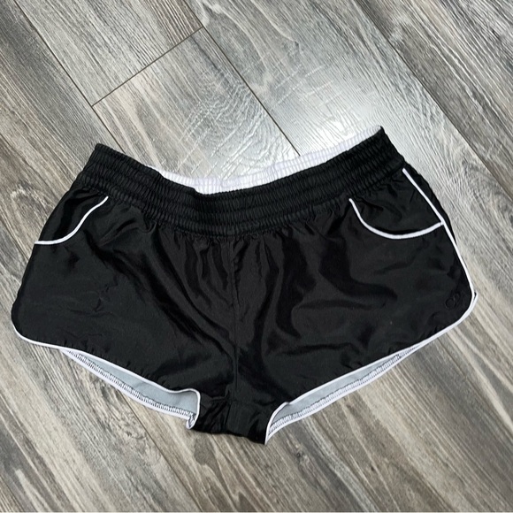 Op running athletic yoga workout exercise black with white piping.  Sz Lg Jr - Picture 1 of 8